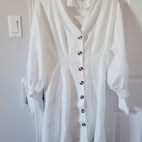 Korean Style Vintage Button Down Dress - Picture 5 of 5